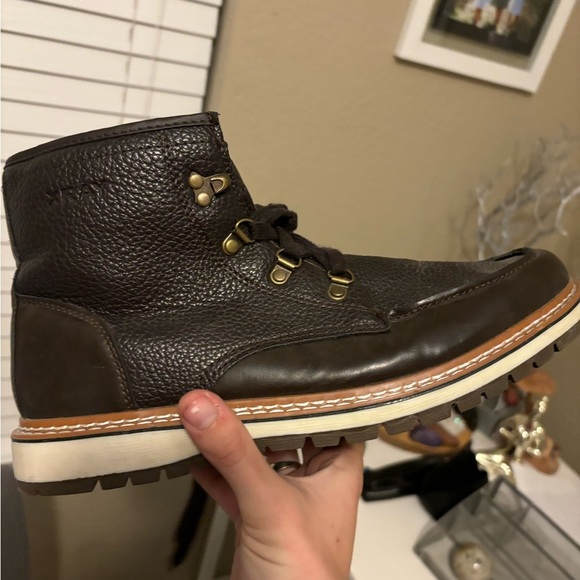 Men’s Size 11 Brown X-Ray Boots Firm Bottoms Workwear Great Condition Lace Up - Picture 10 of 15